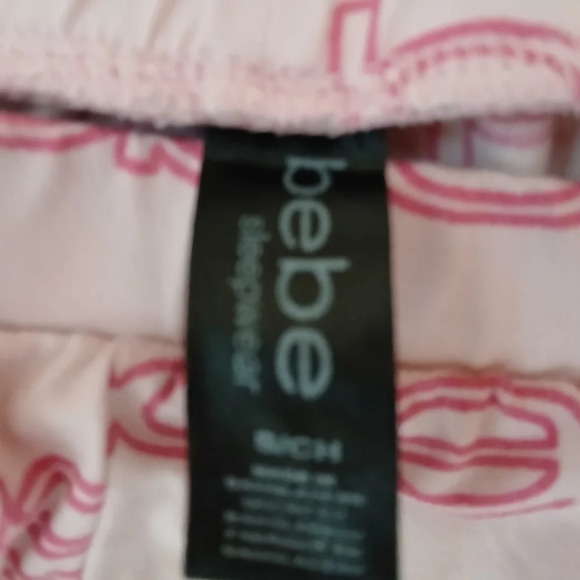 💚5/$25 Bebe Pink Lounge Shorts 💞 Size Small - Picture 4 of 4